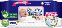 Mamy poko Extra Clean Wipes 120s