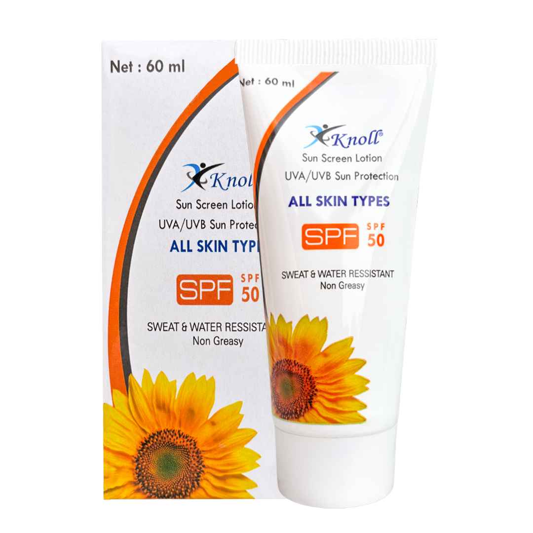 Knoll Sun Screen SPF 50 Lotion 60ml