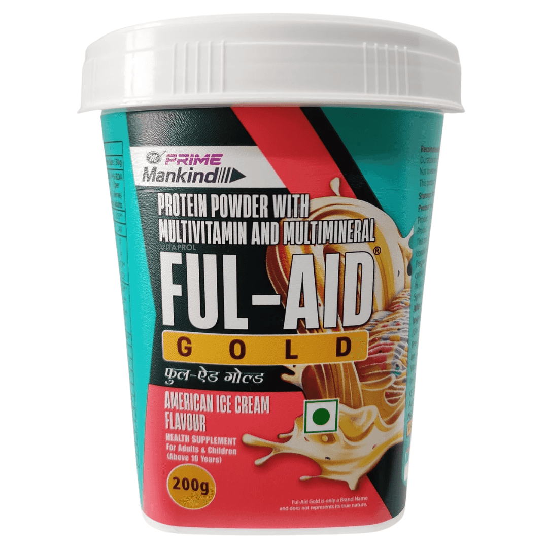 Ful Aid Gold Powder American Ice Cream Flavour 200gm